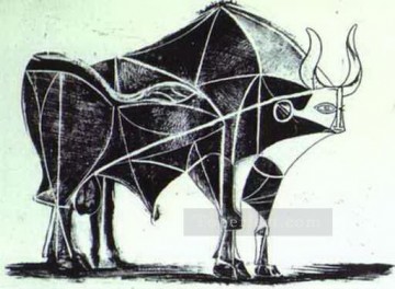Pablo Picasso Painting - El estado del toro V 1945 Pablo Picasso